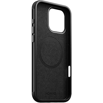 NOMAD Modern Leather Case 16pro用 Modern Leather Case - iPhone 16 Pro Max | Black | Horween